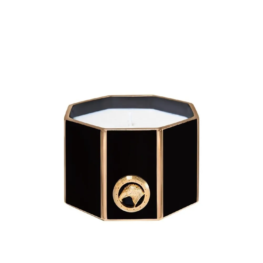 Hot Black & Gold Shiny Small Octagonal Scented Candle Scented Candles