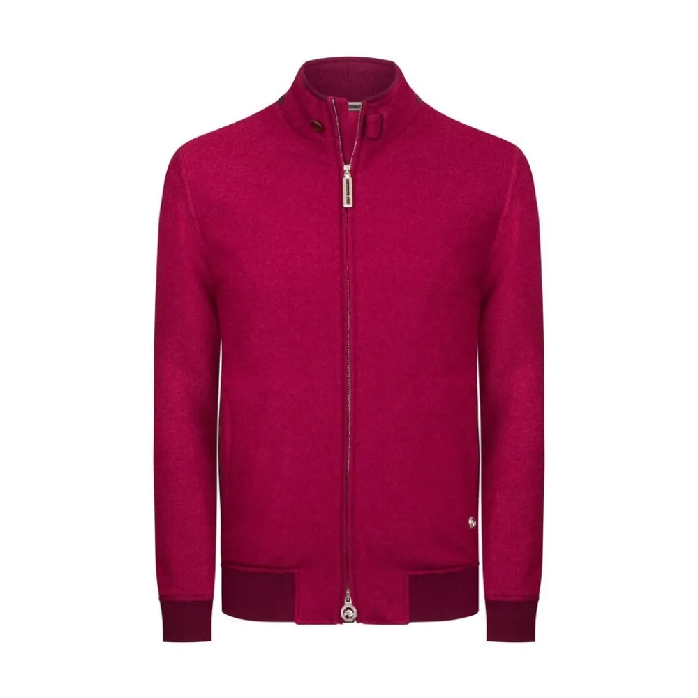Online Blouson In Cashmere And Silk Mens Outerwear