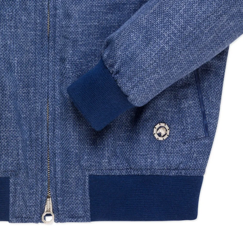 Fashion Blouson With Crocodile Leather Inserts Junior Outerwear