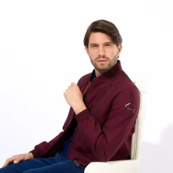 Hot Blouson With Snakeskin Inserts Mens Luxury Tech