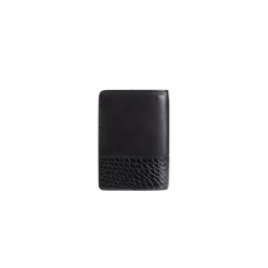 Best Sale Calfskin And Alligator Leather Bifold Wallet Small Leather Goods