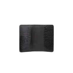 Best Sale Calfskin And Alligator Leather Bifold Wallet Small Leather Goods