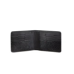 Flash Sale Calfskin And Alligator Leather Bifold Wallet Small Leather Goods