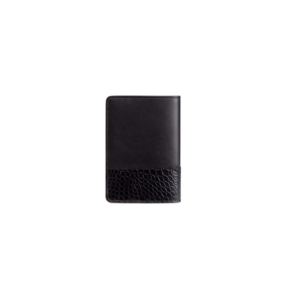 Flash Sale Calfskin And Alligator Leather Passport Holder Small Leather Goods