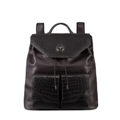 Clearance Calfskin And Matted Crocodile Backpack Bags