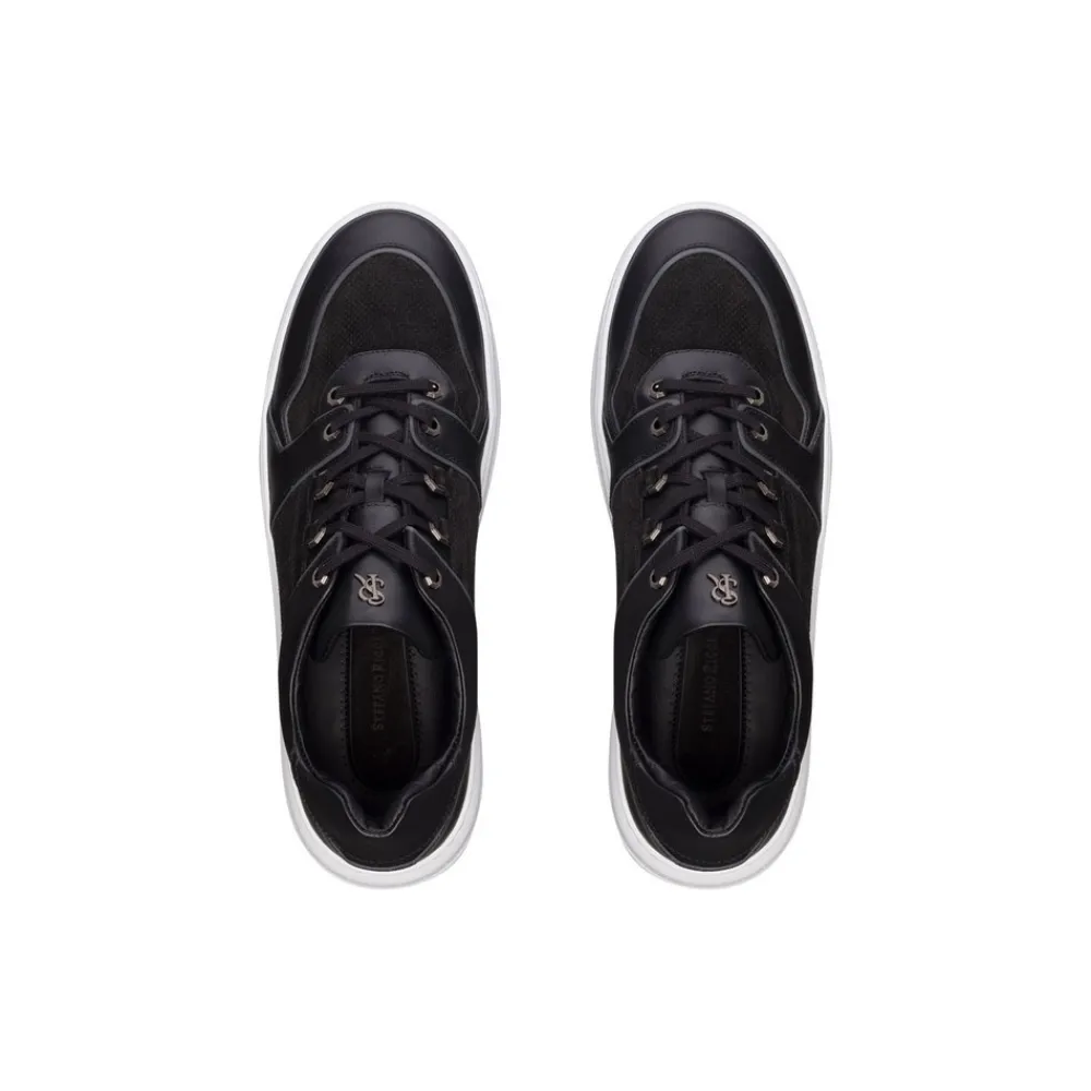 New Calfskin Leather And Suede Sneakers Sneakers