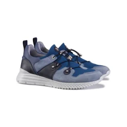 Shop Calfskin Leather And Suede Sneakers Sneakers