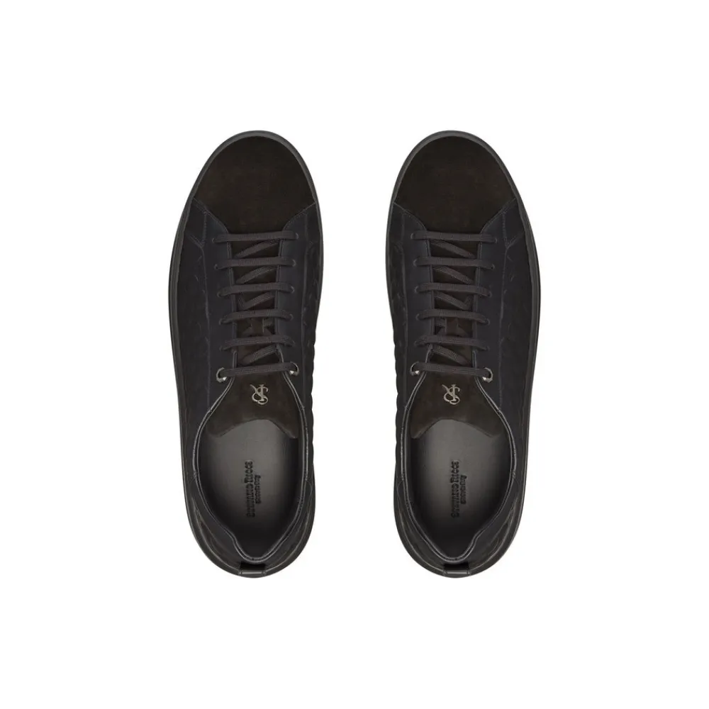 Sale Calfskin Leather And Suede Sneakers Sneakers