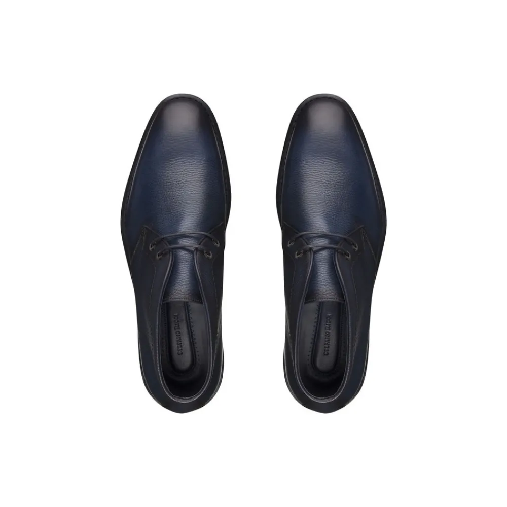 Outlet Calfskin Leather Chukka Boots Oxford & Derbies