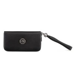 Sale Calfskin Leather Large Zip Around Wallet Small Leather Goods