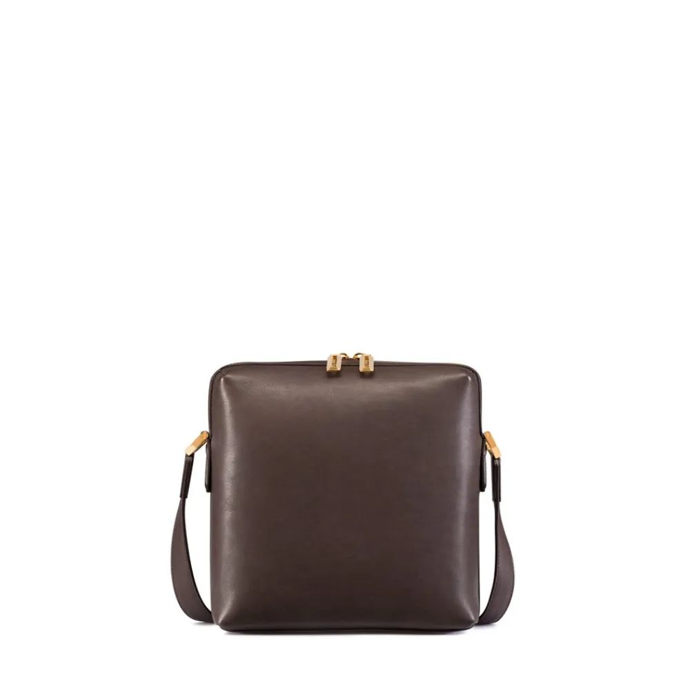 Flash Sale Calfskin Leather Messenger Bag Bags