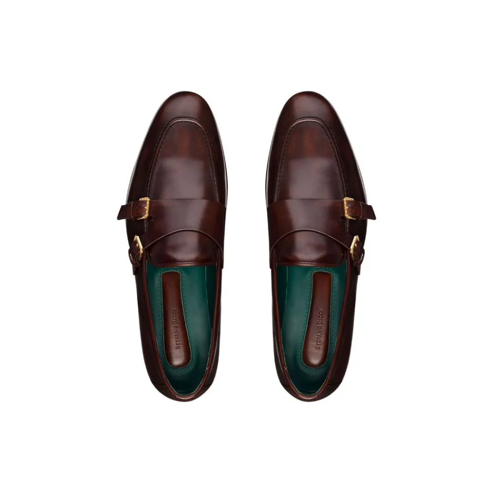Best Calfskin Leather Monk Strap Loafers Loafers