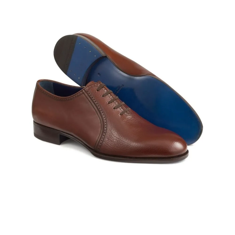 Outlet Calfskin Leather Oxford Shoes Oxford & Derbies
