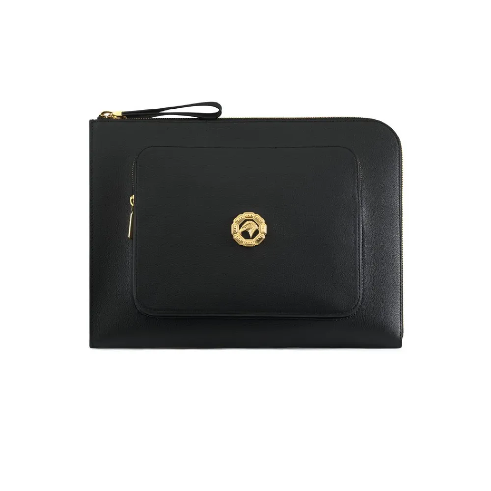Cheap Calfskin Leather Portfolio Small Leather Goods