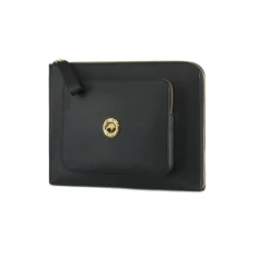 Cheap Calfskin Leather Portfolio Small Leather Goods
