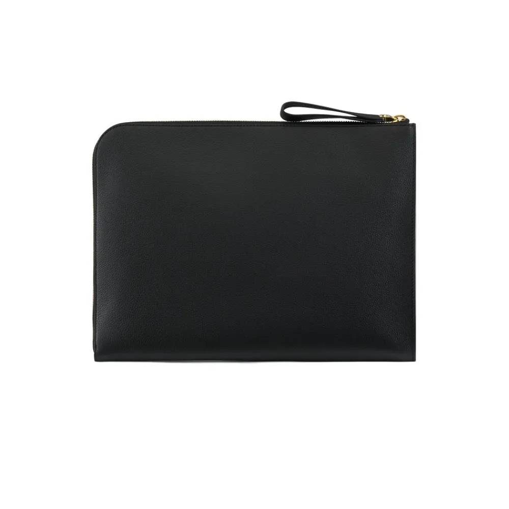 Cheap Calfskin Leather Portfolio Small Leather Goods