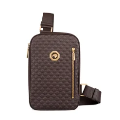 Cheap Calfskin Leather Sling Backpack Bags