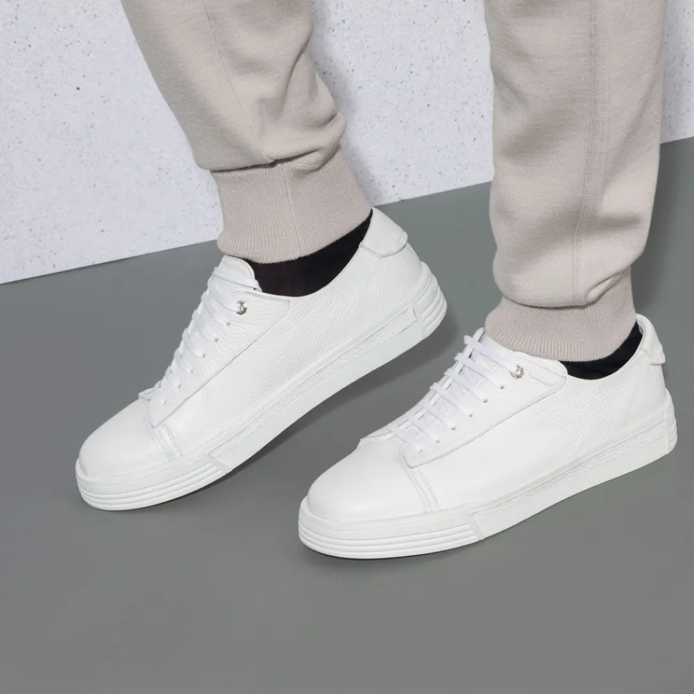 Store Calfskin Leather Sneakers Sneakers