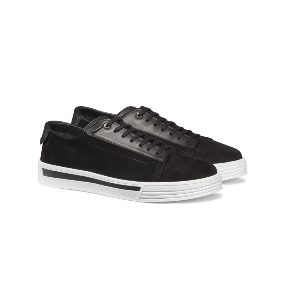 Outlet Calfskin Leather Sneakers Sneakers