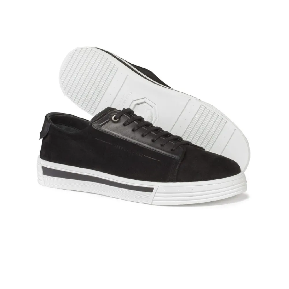 Outlet Calfskin Leather Sneakers Sneakers