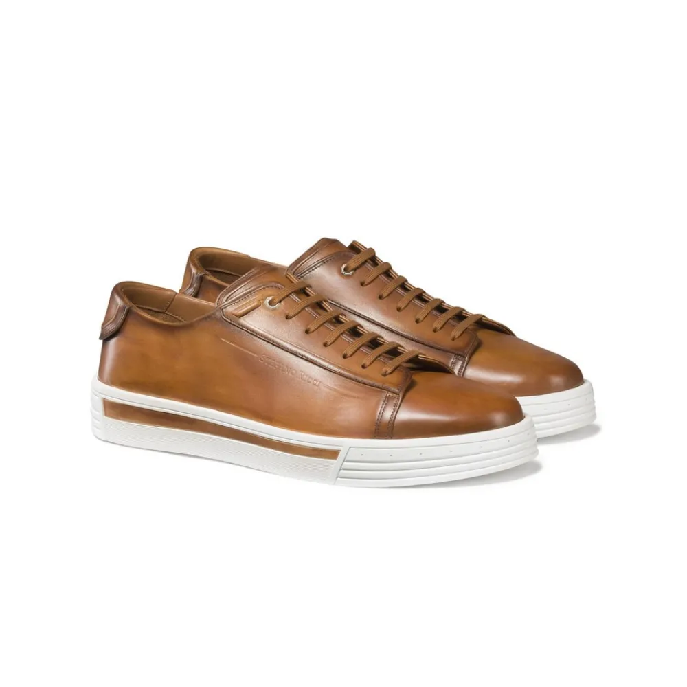 Cheap Calfskin Leather Sneakers Sneakers