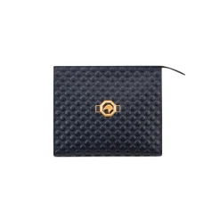 Discount Calfskin Leather Travel Pouch Small Leather Goods