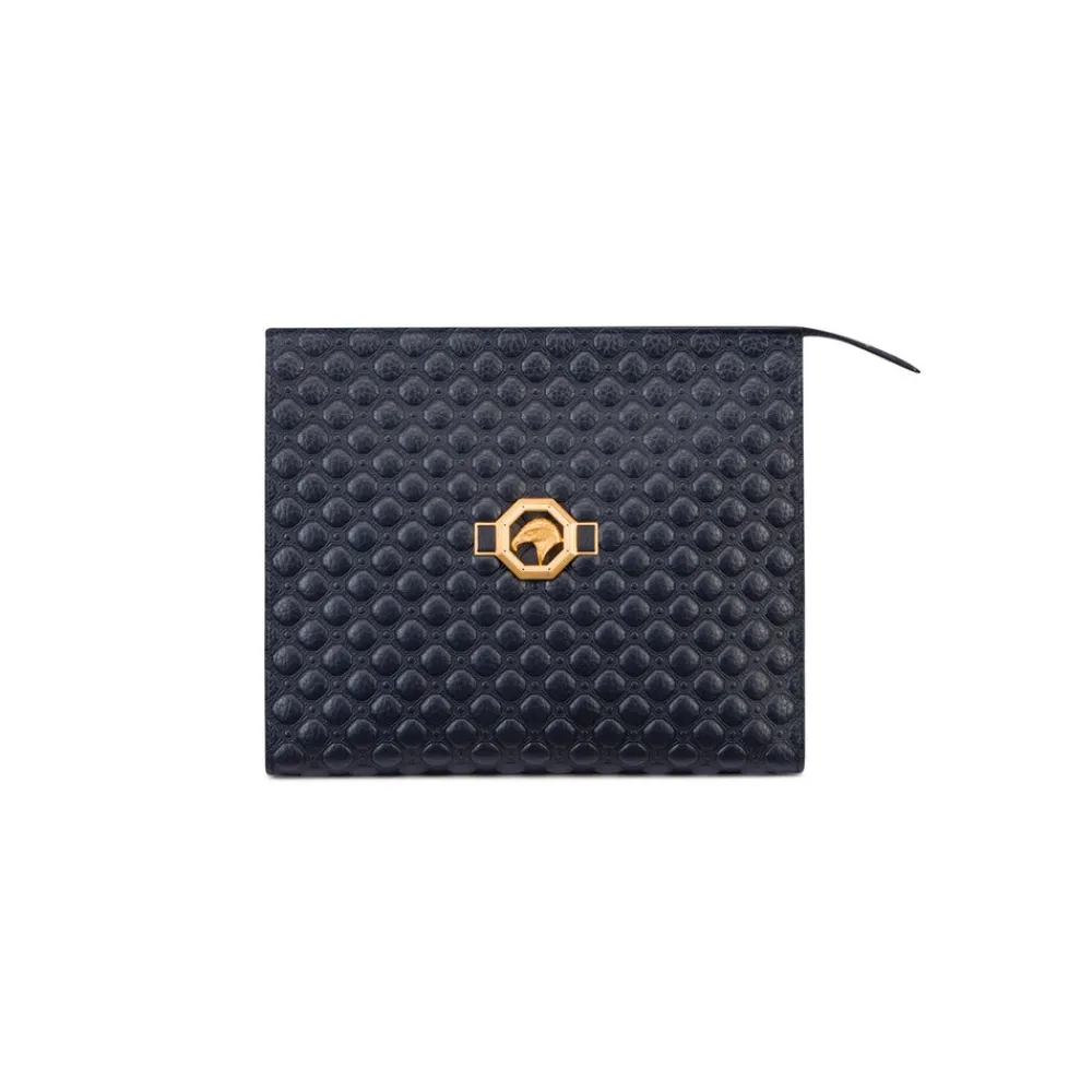 Discount Calfskin Leather Travel Pouch Small Leather Goods