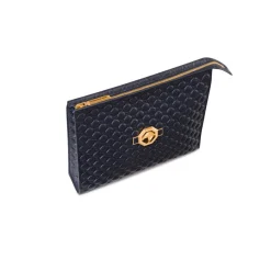 Discount Calfskin Leather Travel Pouch Small Leather Goods
