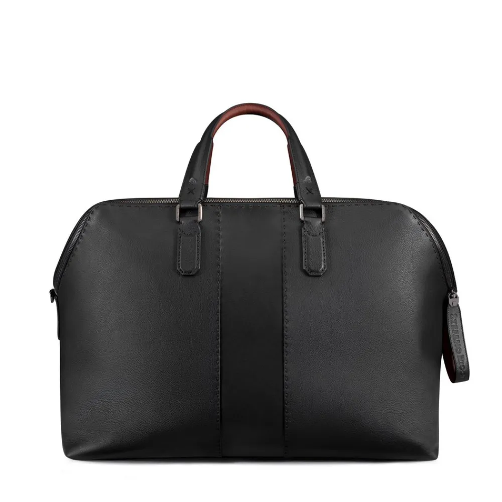 Best Sale Calfskin Leather Weekend Duffle Bag Bags