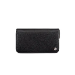New Calfskin Leather Zip Around Wallet Small Leather Goods