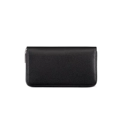 New Calfskin Leather Zip Around Wallet Small Leather Goods