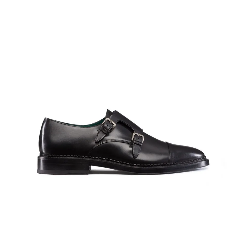 New Calfskin Monk Strap Shoes Dress Shoes