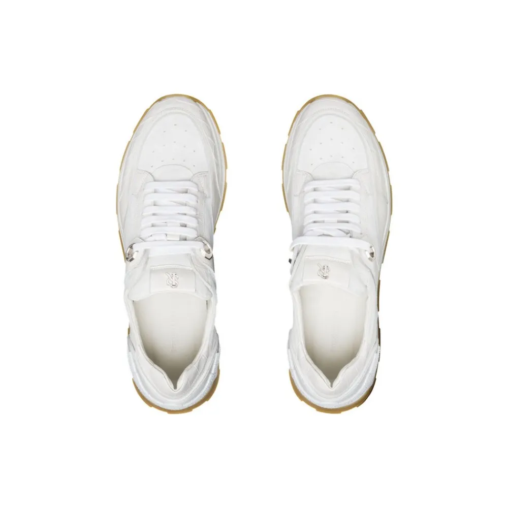 Flash Sale Calfskin, Suede And Crocodile Sneakers Sneakers