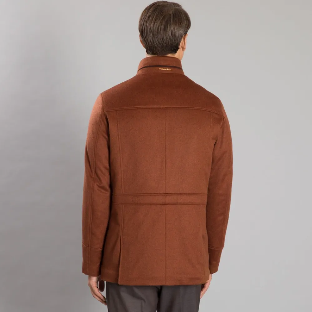 New Cashmere And Beaver Fur Field Jacket Mens Outerwear