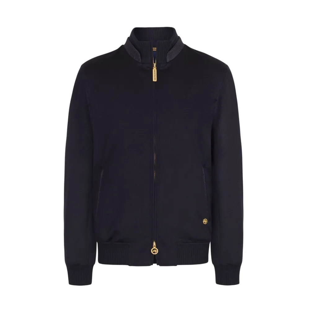 Shop Cashmere And Crocodile Blouson Mens Outerwear