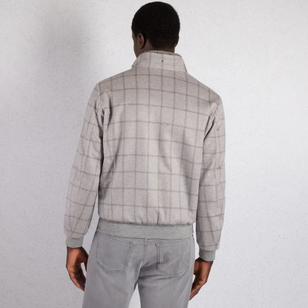 Online Cashmere And Mink Fur Blouson Mens Outerwear