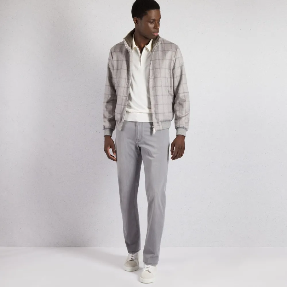 Online Cashmere And Mink Fur Blouson Mens Outerwear