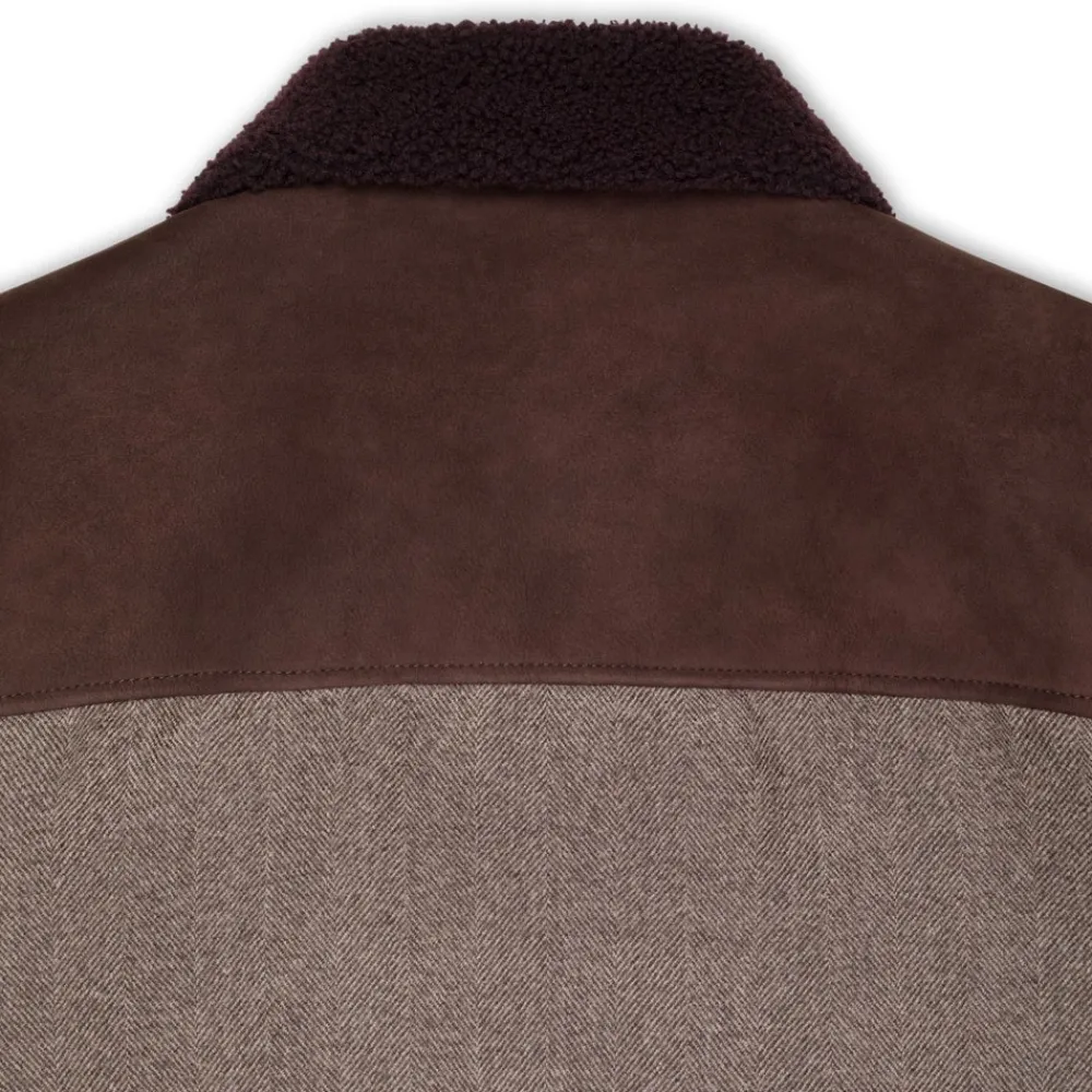 Best Sale Cashmere And Shearling Blouson Mens Outerwear