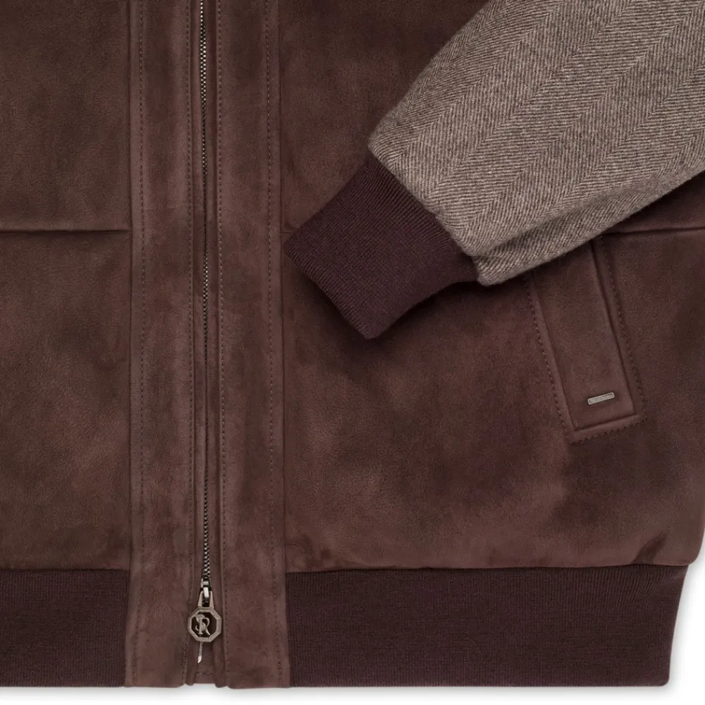 Best Sale Cashmere And Shearling Blouson Mens Outerwear