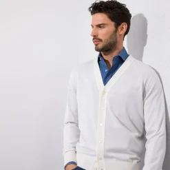 Shop Cashmere And Silk Cardigan Mens Last Sizes