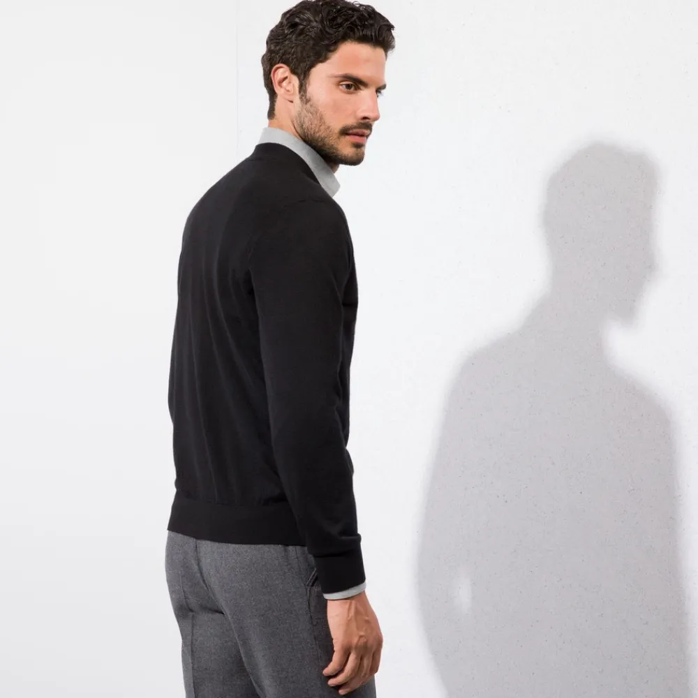 Sale Cashmere And Silk Cardigan Mens Knitwear