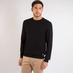 Sale Cashmere And Silk Crew Neck Sweater Mens Knitwear