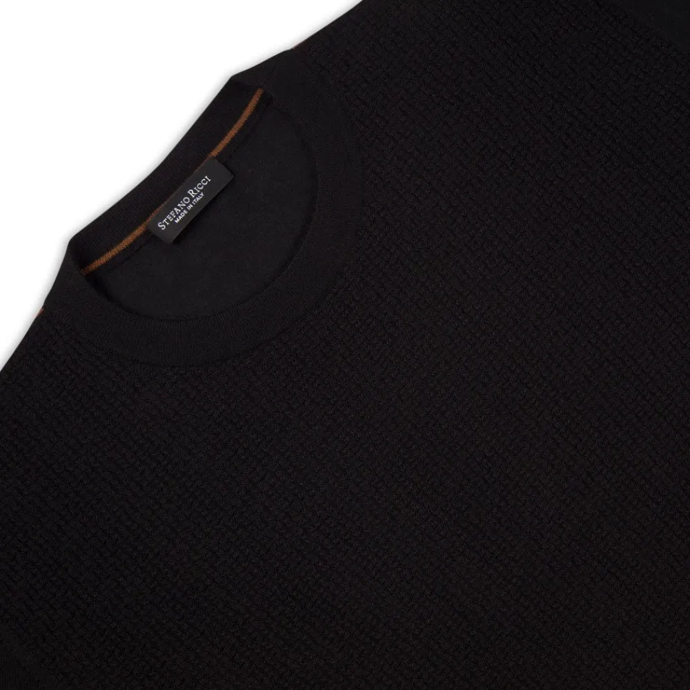 Sale Cashmere And Silk Crew Neck Sweater Mens Knitwear