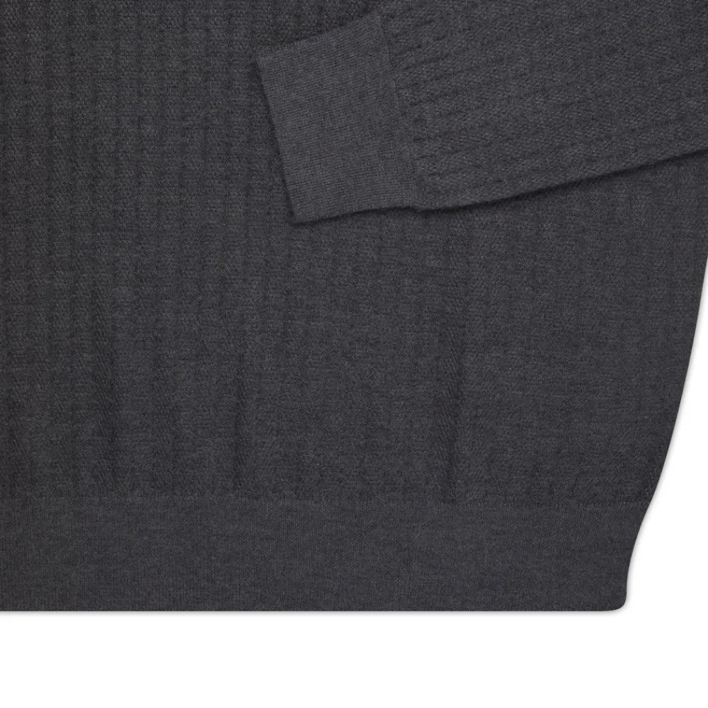 Best Sale Cashmere And Silk Crew Neck Sweater Mens Knitwear