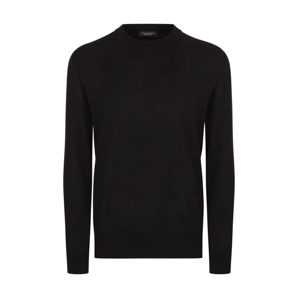 Best Cashmere And Silk Crew Neck Sweater Mens Knitwear