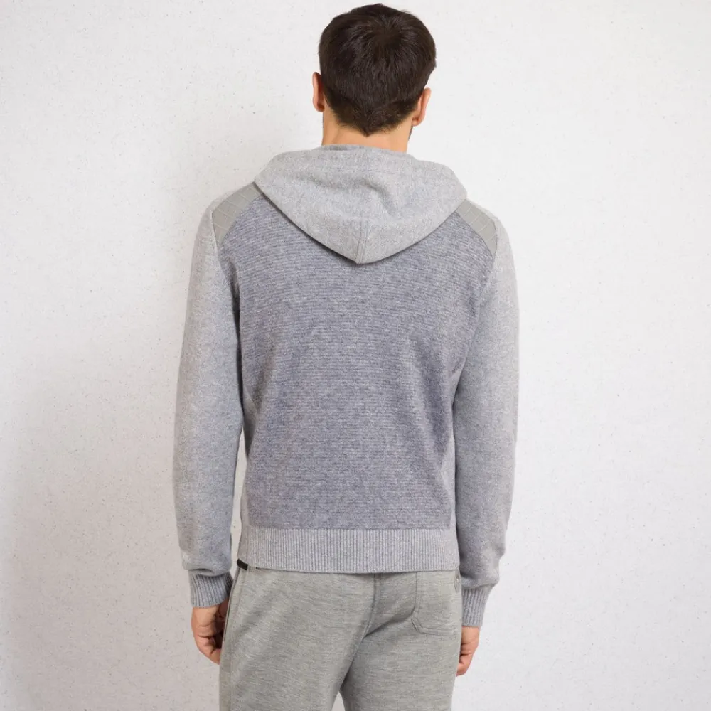 Cheap Cashmere And Silk Hooded Jogging Blouson Mens Jogging Suits