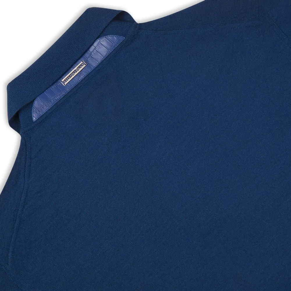 Best Sale Cashmere And Silk Three-Button Polo Shirt Mens Knitwear
