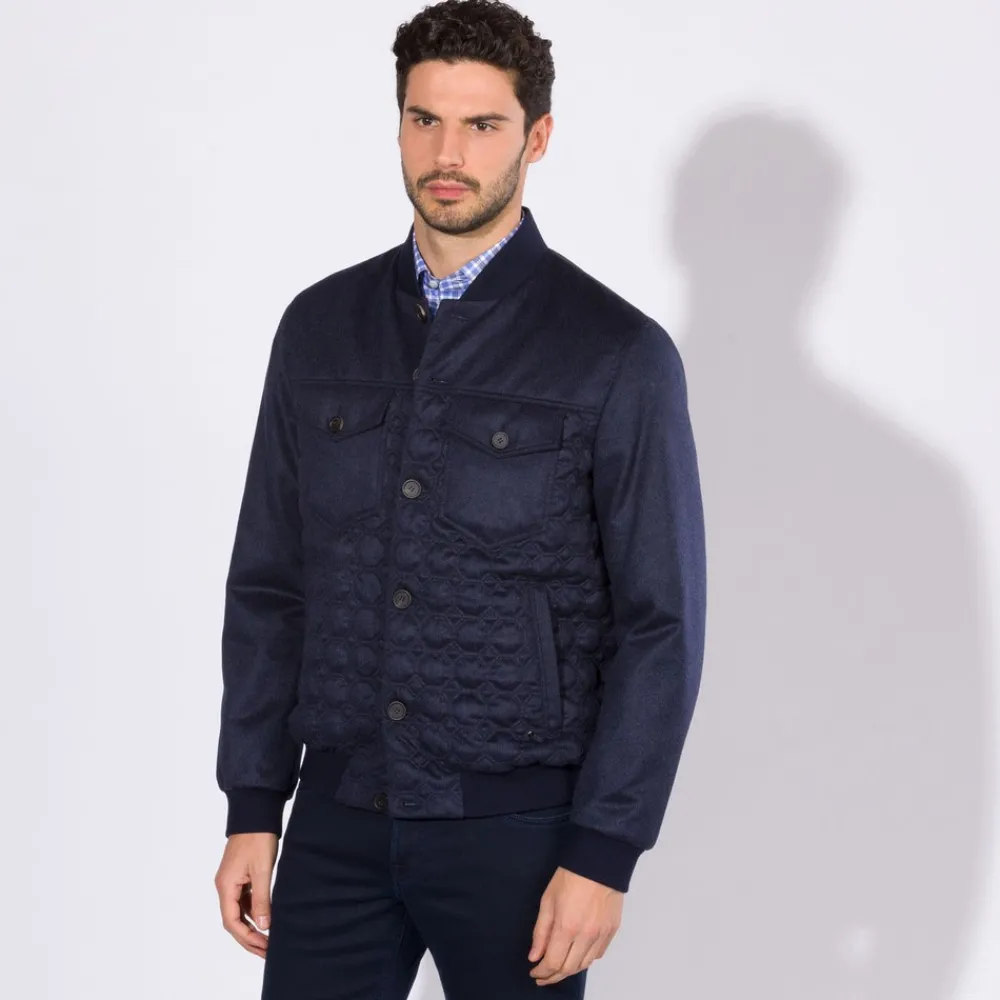 Cheap Cashmere Blouson Mens Outerwear