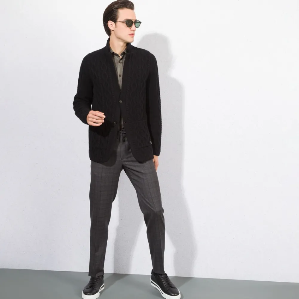 New Cashmere Cardigan Mens Knitwear