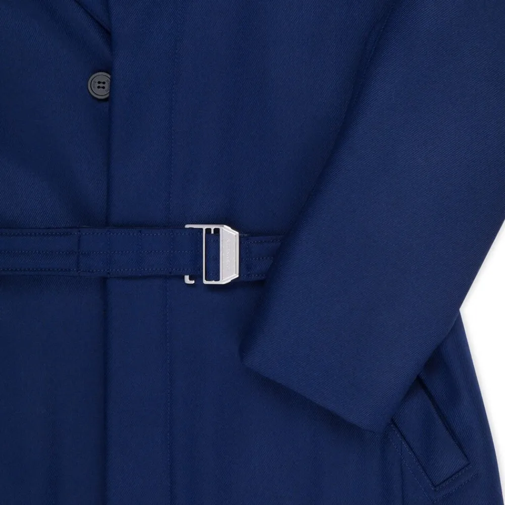 Best Sale Cashmere Coat With Mink Fur Collar Mens Outerwear
